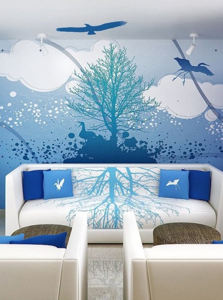 Paesaggi (adesivi murali) Poster su