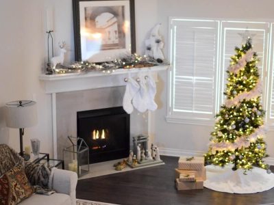 8 trucchetti per addobbare il caminetto a Natale