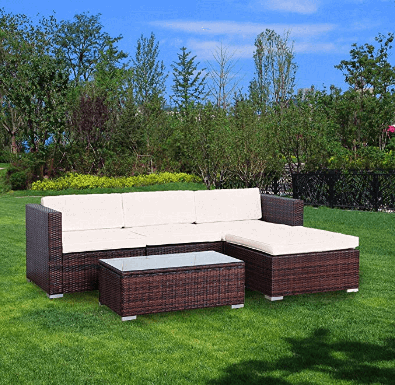 arredamento giardino in vimini