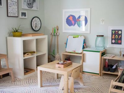 Arredamento Montessori per ogni stanza