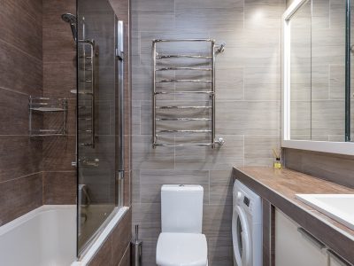 Soluzioni per arredare un bagno piccolo con lavatrice