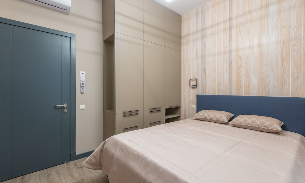 camera da letto color tortora