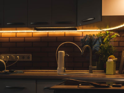 Luci e strisce di led per illuminazione funzionale della casa