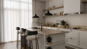 Scopri di più sull'articolo Meglio cucina con isola o penisola? Come scegliere in base allo spazio disponibile