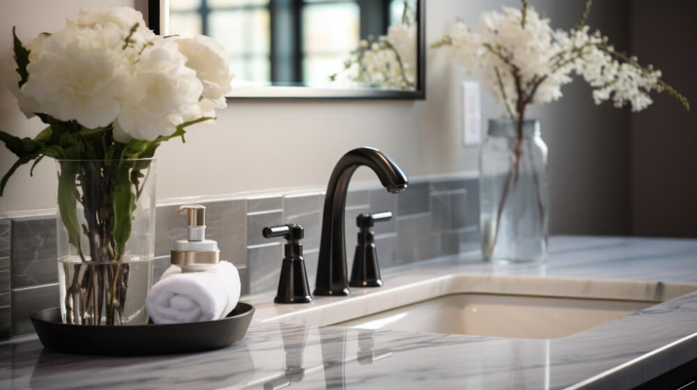 rubinetti bagno cromatura nera